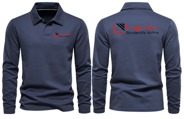 SCOTLAND AIRLINES LONG SLEEVE POLO